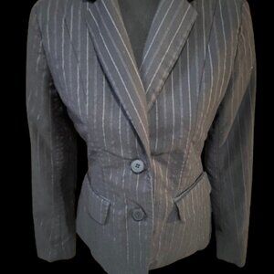 New York & Company Pinstripe Suit Jacket - Size 0 - Gently Worn